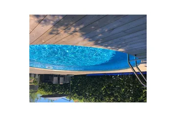 Stålveggspool Planet Pool Premium Rund Ø 3,5 m, Persia Blå, 1,5 m - Ø 3,5 m, Persia Blå, 1,5 m - Hage - Utendørsbad - Basseng - Frittstående basseng