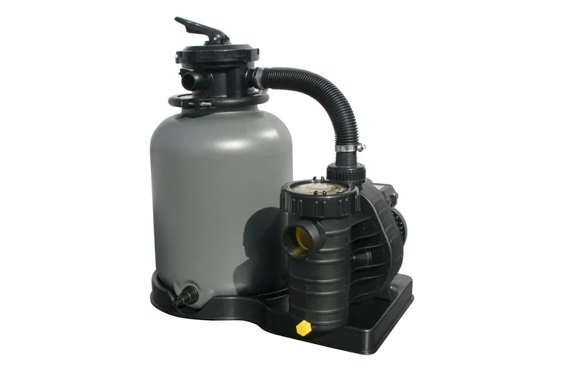 Sandfilter Planet Pool Sandfilterpumpe Planet Pool monteringsplate 6-veis ventil S (filter Ø 330 mm, pumpe 6,0 m³/t)
