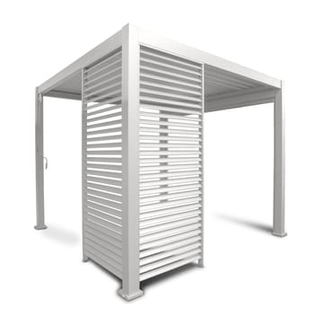 Lamellvegg til paviljong HOME4YOU Mirador-111 93 cm hvit - Hvit - Hage - Uterom & feriehus - Lysthus & gazebo