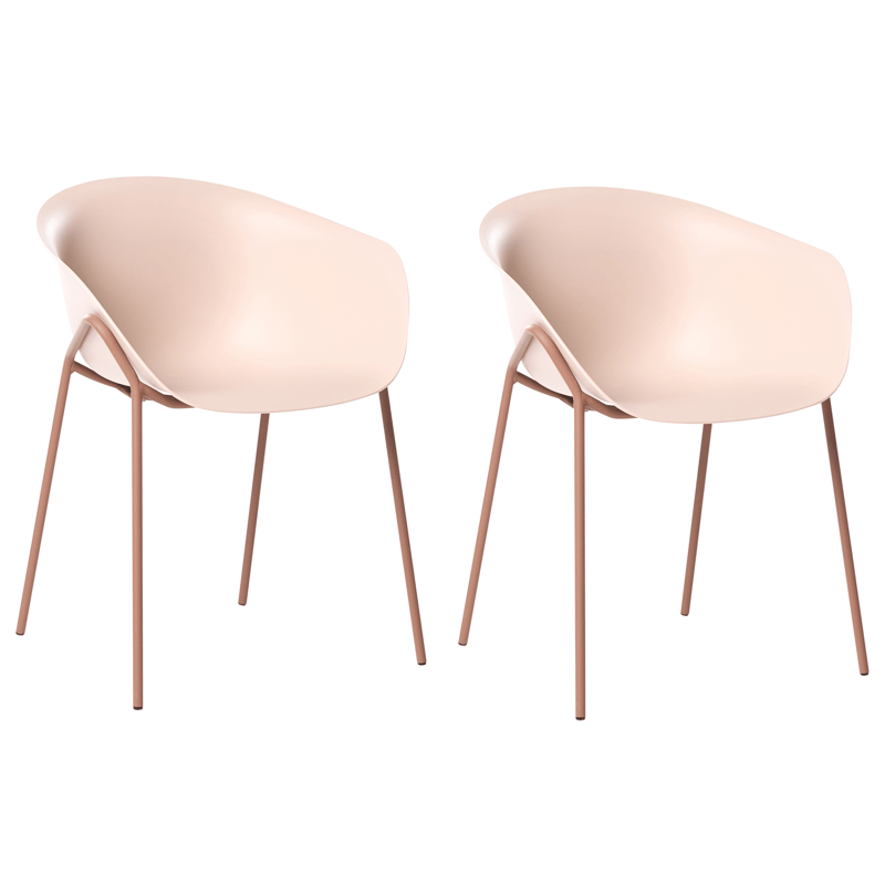 Stol utendørs Meteora, Beige/brun