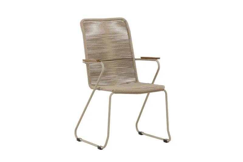 Bois spisestol utendørs, Beige
