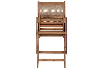 Cafeset Beliani Paraggi Light wood - Hagemøbler - Balkong - Balkongmøbler - Balkonggrupper