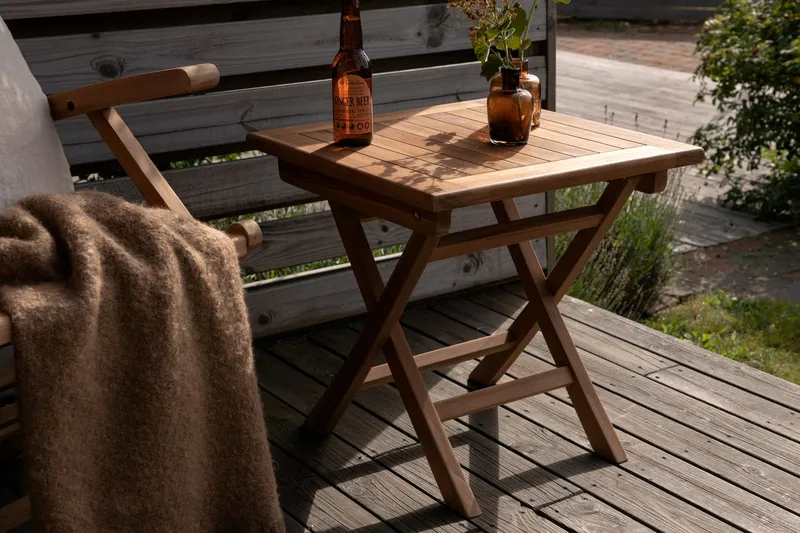 Kenya kafébord 70 cm utendørs, Mørk natur