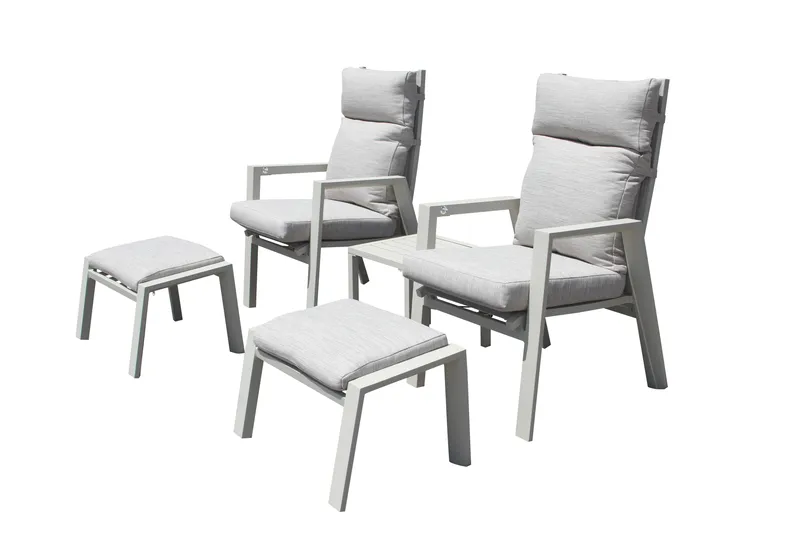 Palermo Hagemøbelgruppe Relax med sidebord, Beige