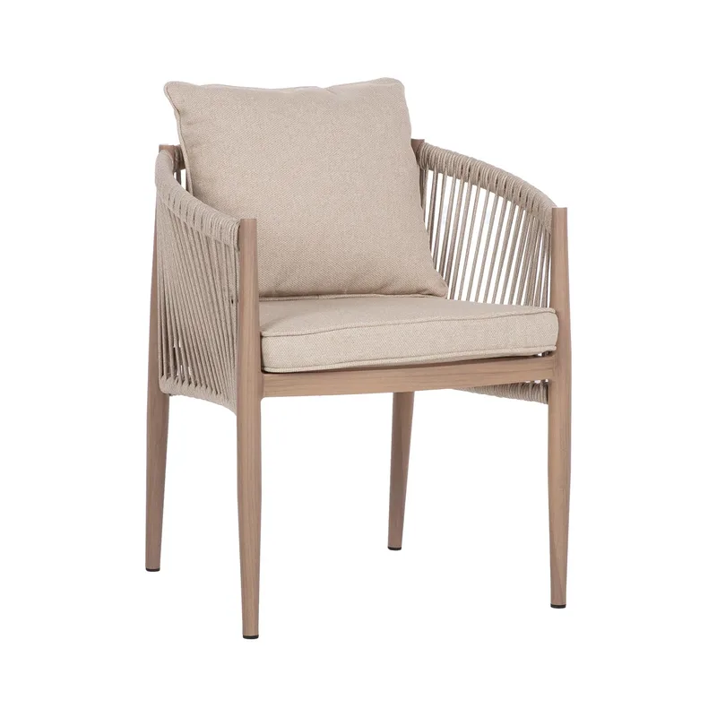 Stol HOME4YOU Medina 62x60x74 cm beige, Beige