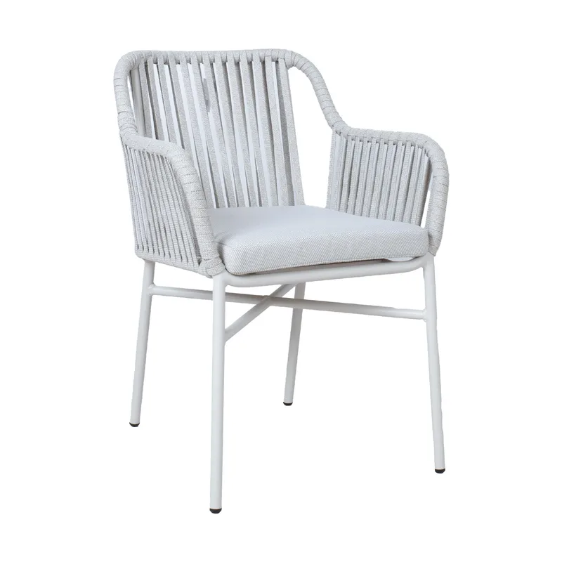 Stol HOME4YOU Melrose grå, Beige