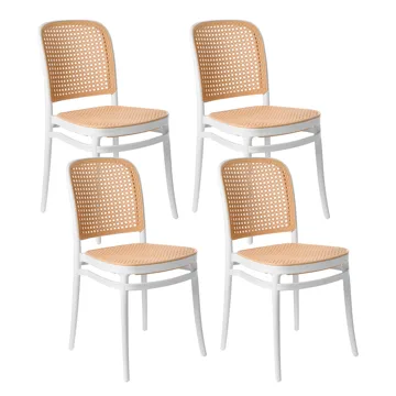 Stol utendørs Plose - Beige/Hvit - Hagemøbler - Balkong - Balkongmøbler - Balkongstoler