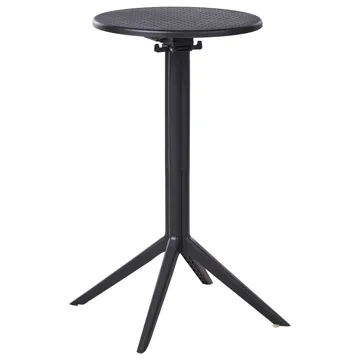 Barbord utendørs Legrena 60 cm - svart - Hagemøbler - Hagebord - Barbord