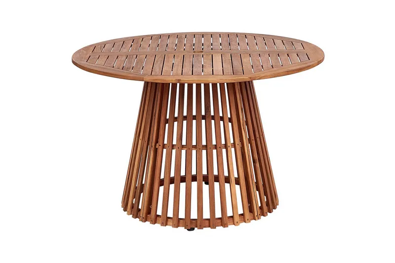 Runt bord Beliani Agello Light wood