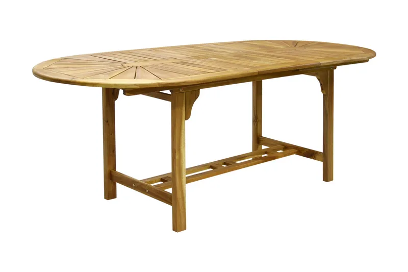 Bord FINLAY 153 / 195x90xH72cm Forlengningsbar Akasie