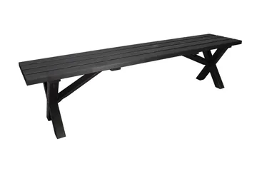 Lietinna Utebenk 180 cm - Svart - Hagemøbler - Utesofa - Benker