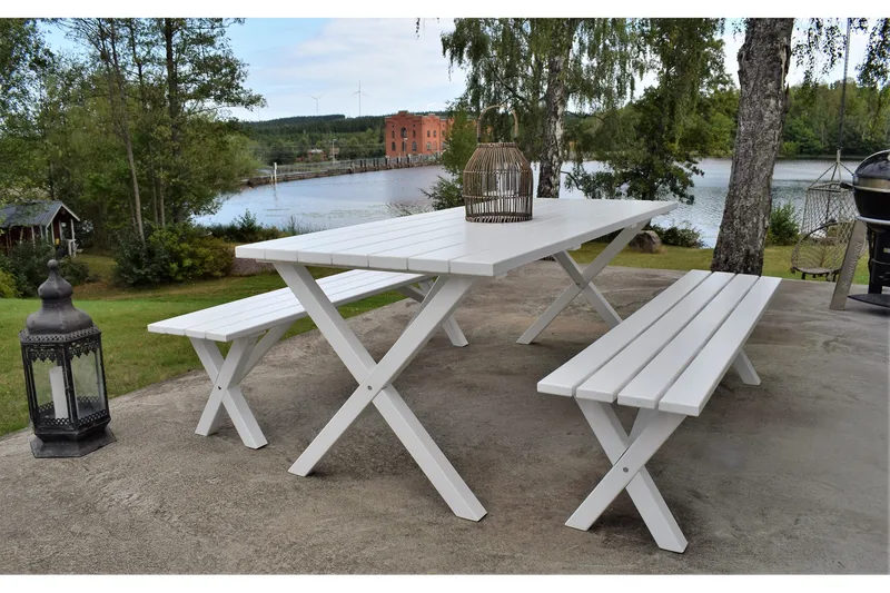 Scottsdale Sittebenk 180 cm, Hvit