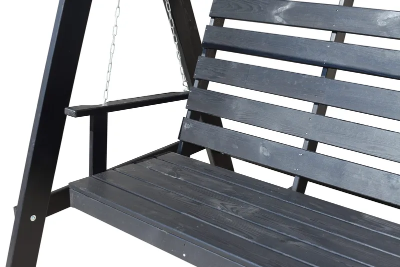 Pelle Hammock uten Tak - Mørkebrun - Hagemøbler - Utesofa - Hammocker