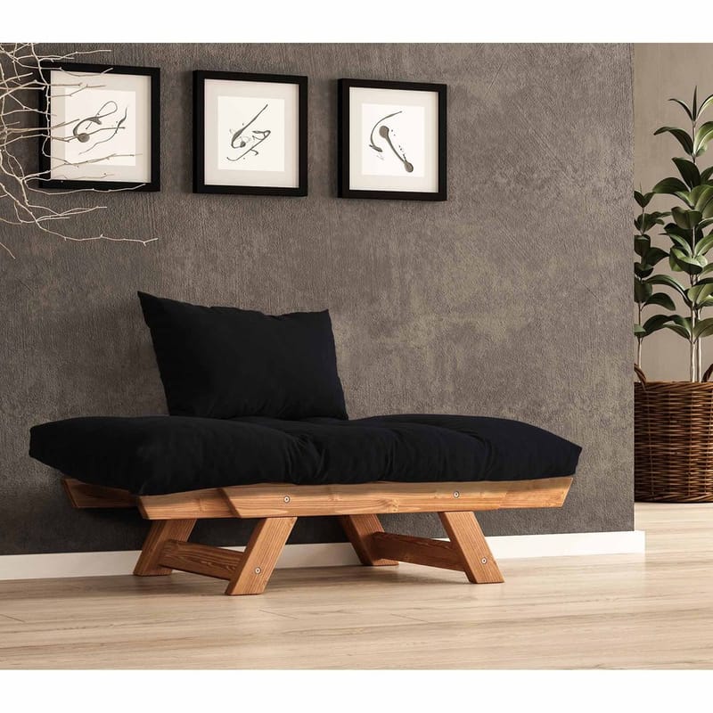 Zylar 2-seters Sovesofa - Svart - Møbler - Sofaer - Sovesofaer - 2 seters sovesofa