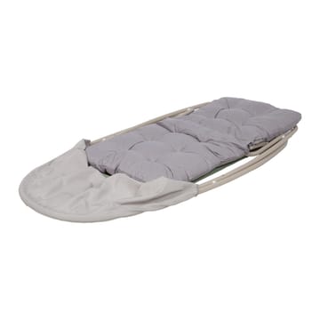 Hvilestol HOME4YOU Piper med kalesje beige - Beige - Hagemøbler - Stoler & Lenestoler - Solstoler - Strandstol