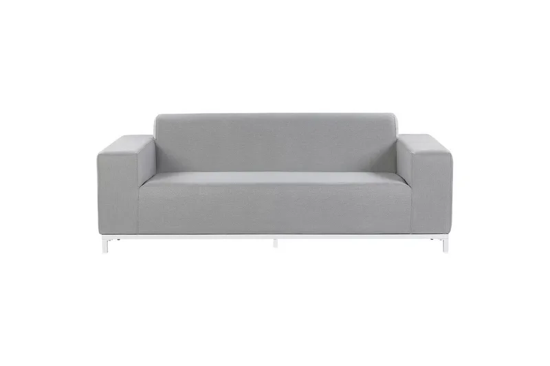 3-sitssoffa Beliani Rovigo Grey||White