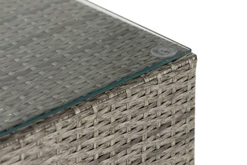 Bahamas Avslutning 37,5x90 cm - Grå - Hagemøbler - Loungemøbler - Moduler