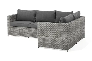 Avola Loungegruppe 212 cm - Grå - Hagemøbler - Loungemøbler - Loungesett