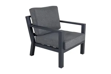Barcelona Loungegruppe - Svart - Hagemøbler - Loungemøbler - Loungesett