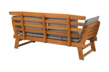 Digloria Hagesofa - Tre/Natur - Hagemøbler - Loungemøbler - Lounge sofa