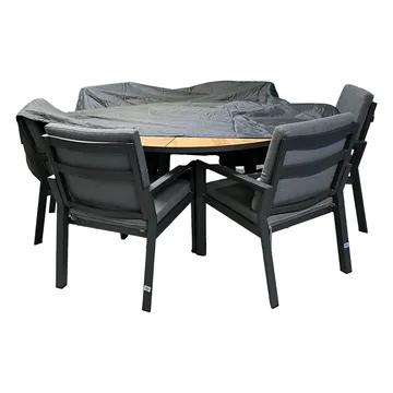 Møbeltrekk HOME4YOU Værbestandig 240x90 cm - Grå - Hagemøbler - Puteoppbevaring & møbelbeskyttelse - Overtrekk hagemøbler