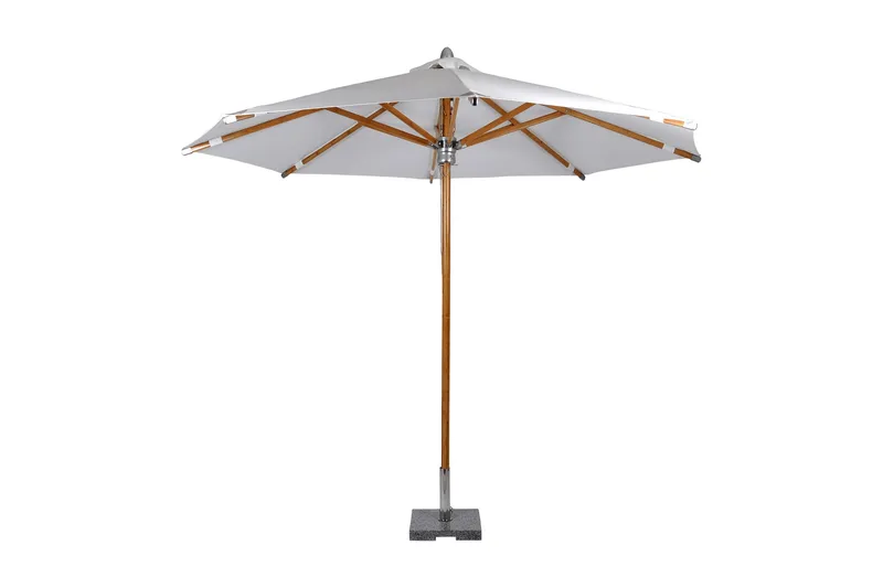 Lyon Parasoll 300 cm Olefin Offwhite, Fritab
