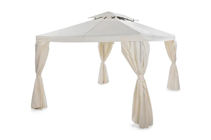Bermuda Paviljong uten Vegger 300x300 cm inkl. Myggnett, Offwhite