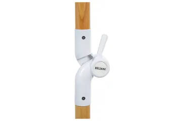 Teulon Parasol 150 cm - Hvit/Lys Brun - Hagemøbler - Solbeskyttelse - Parasoller - Balkongparasoll