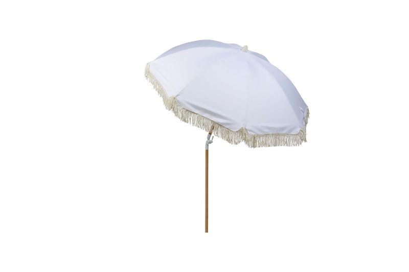 Teulon Parasol 150 cm - Hvit/Lys Brun - Hagemøbler - Solbeskyttelse - Parasoller - Balkongparasoll