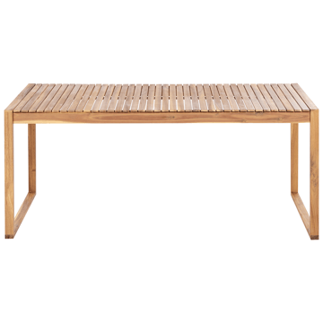 Spisegruppe utendørs 8-seter Sassari Premium med puter akasietre - Brun/Beige - Hagemøbler - Hagegruppe - Spisegrupper hage