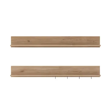 Vegghylle Wallxpert Bren (120 x 15 x 14,8 cm) Valnøtt - valnøtt - Hus & oppussing - Bygg - Gulv, vegg & tak - Gulv & veggkledning - Veggplater