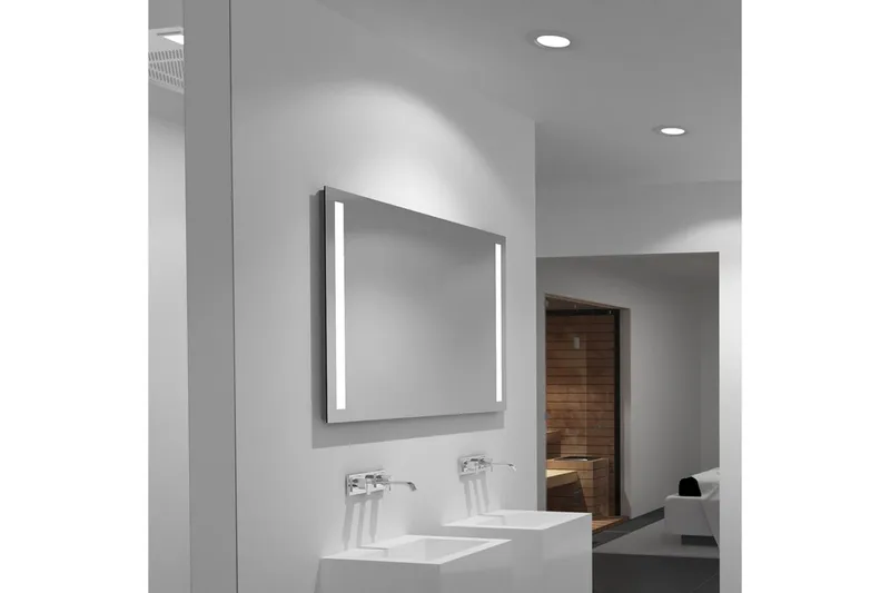 Allejaure Baderomsspeil 70 cm LED-Lys - Hus & oppussing - Kjøkken & bad - Baderom - Baderomsmøbler & baderomsinnredning - Baderomsspeil
