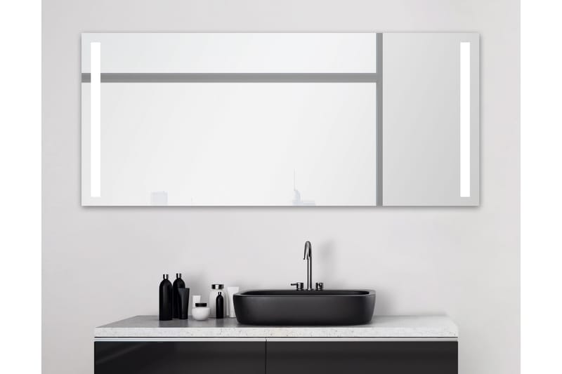 Allejaure Speil 160x70 cm - Sølv - Hus & oppussing - Kjøkken & bad - Baderom - Baderomsmøbler & baderomsinnredning - Baderomsspeil
