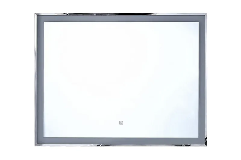 Argens Speil 70x90 cm LED - Sølv - Hus & oppussing - Kjøkken & bad - Baderom - Baderomsmøbler & baderomsinnredning - Baderomsspeil