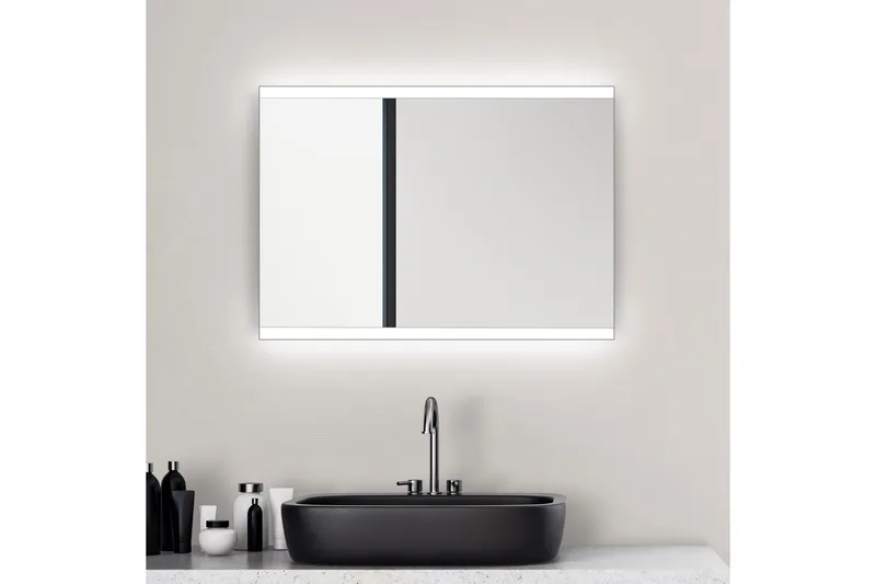 Lannabruk Baderomsspeil 70 cm LED-Lys