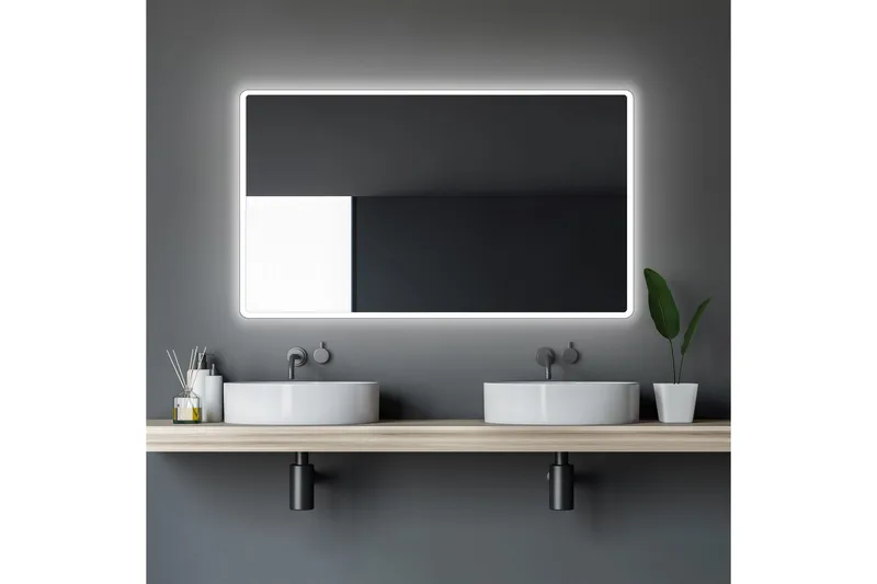 Norrbyn Baderomsspeil 70 cm LED-Lys