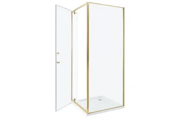 Duschväggar GOLD, Offwhite 70x70x185 cm - Hus & oppussing - Kjøkken & bad - Baderom - Dusjer