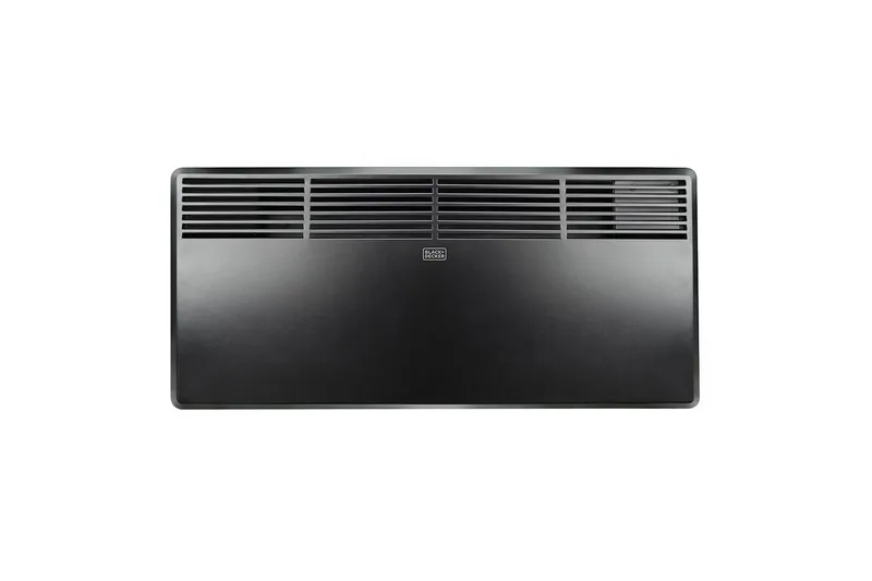 Elradiator for Baderom Black+Decker Svart, Svart