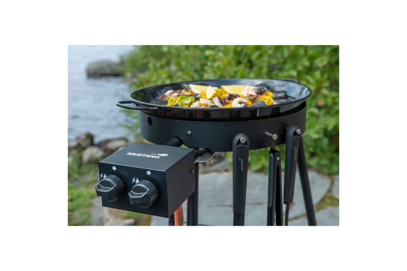 Brannring Sett Mustang Premium L Svart - Svart - Hage - Griller - Øvrige griller