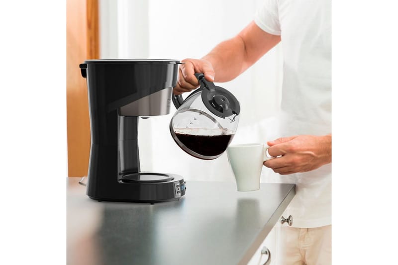 Kaffetrakter Black+Decker LCD 12 Kopper - Sølv - Husholdning - Kjøkkenmaskiner - Kaffemaskin & kaffetilbehør - Kaffetrakter