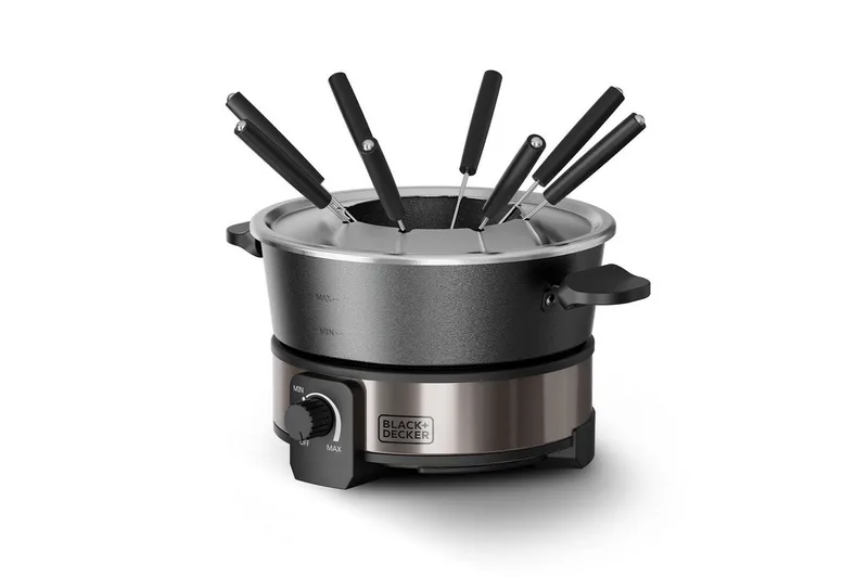 Fonduegryte Black+Decker 2L, Sølv