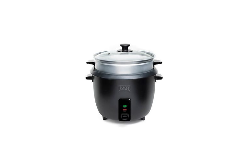 Riskoker Black+Decker 1,8L Svart, Svart