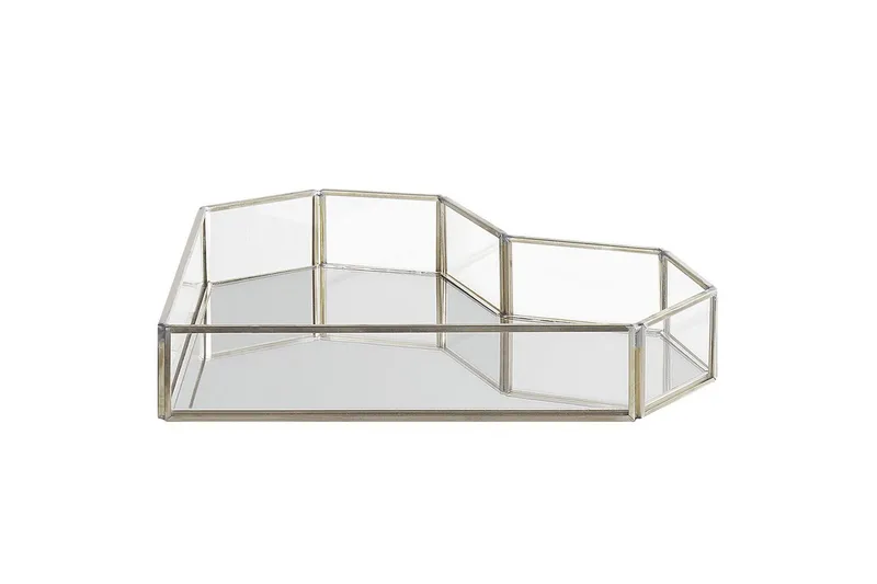 Bricka Beliani Pontivy Guld/transparent Silver||Multicolored