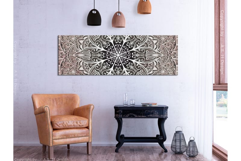 Tavla Feathers (1 Part) Pink Narrow 135x45