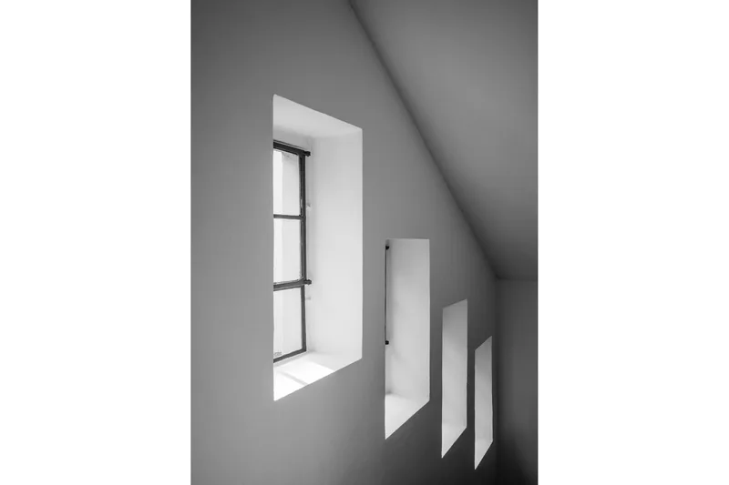 Poster Windows 50x70 cm, Sort/Hvid