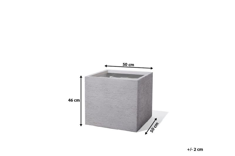 Paros Krukke 50 cm - Hvit - Hage - Dyrking & hagearbeid - Dyrking - Blomsterpotter - Store blomsterkrukker