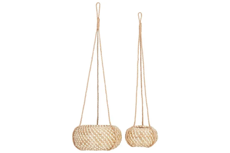 Inomhuskruka Beliani Remora set om 2 Nature||Beige