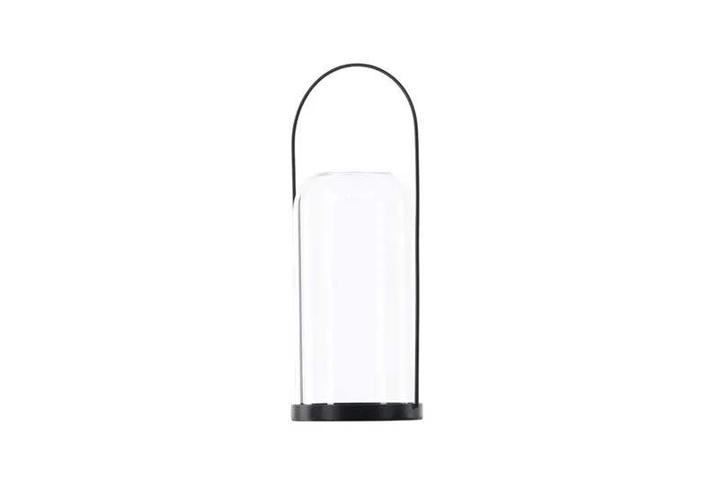 Flora Lyslykt 13x35 cm - Svart - Innredning - Lys & dufter - Lysestaker og lykter