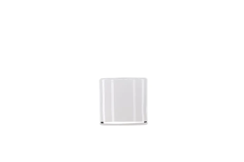 Glora Lyslykt 8x8 cm, Hvit