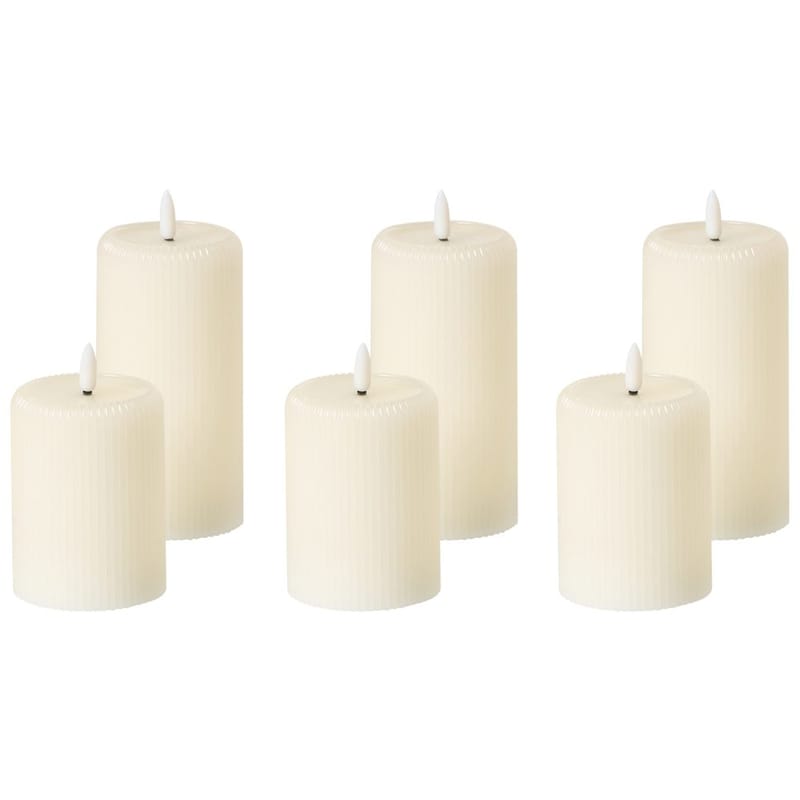 LED-lys Noisette Set med 6 - Hvit - Innredning - Julepynt & helgedekorasjon - Julepynt & juledekorasjon - Lys jul